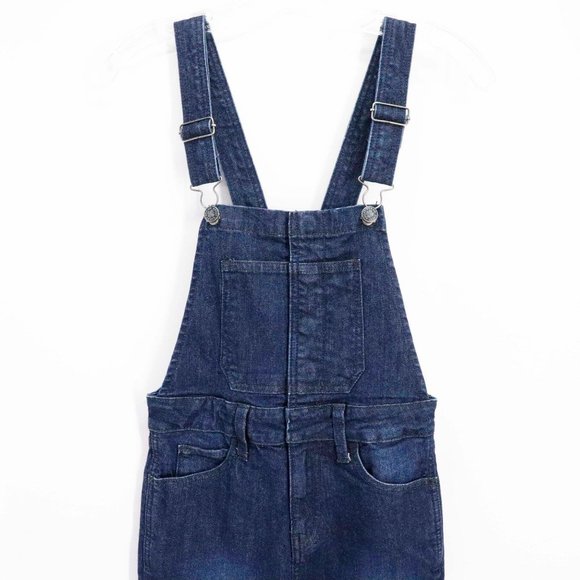 Lucky Brand Bridgette Slim Straight Denim Overall - Picture 2 of 12